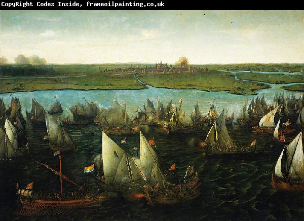 Hendrik Cornelisz. Vroom Battle of Haarlemmermeer, 26 May 1573